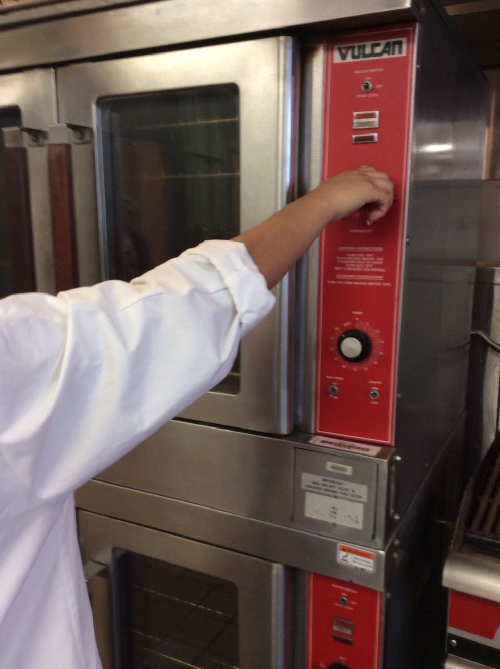 Pre heat oven to 450