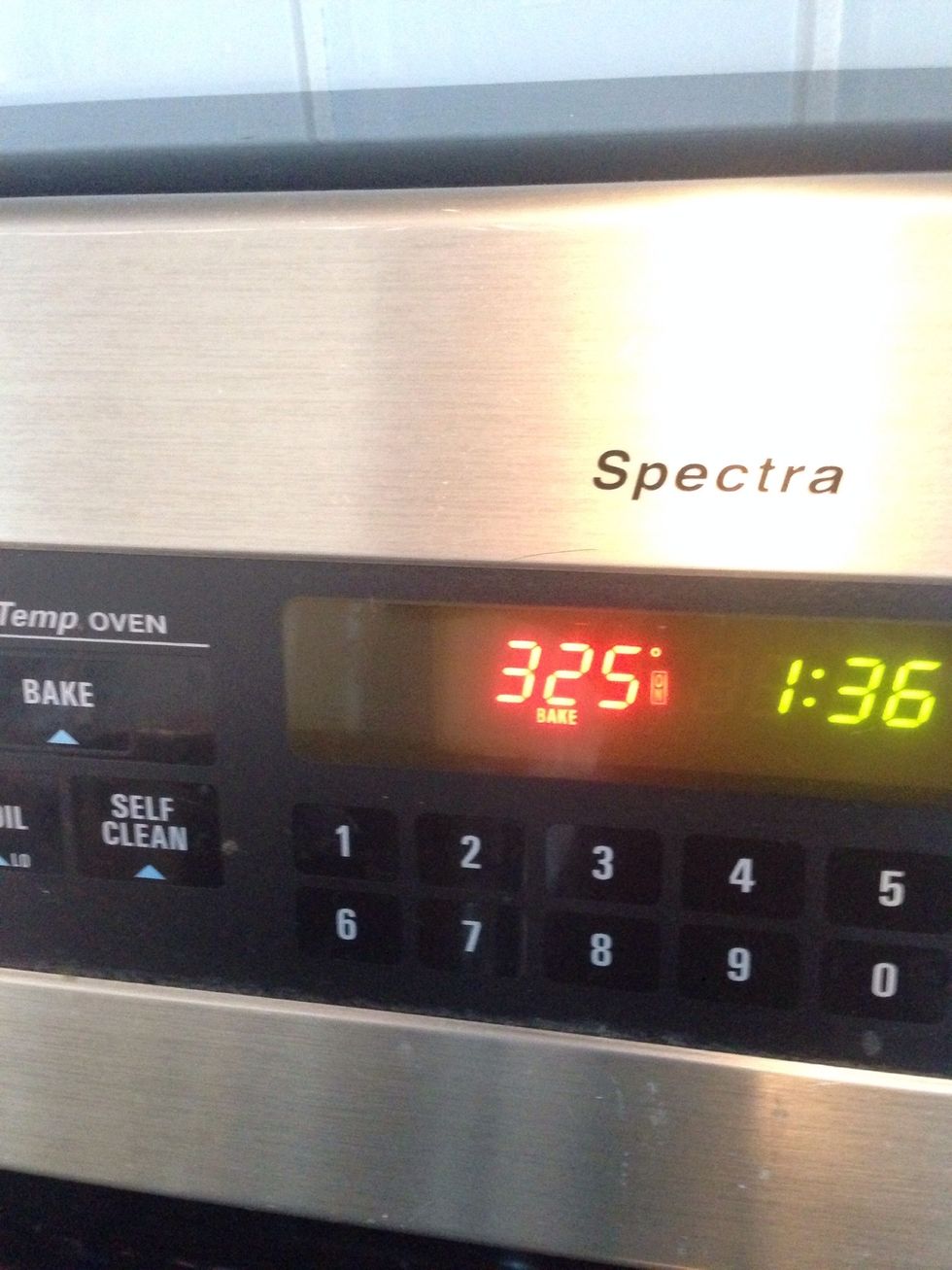 Pre-heat the oven to 325.
