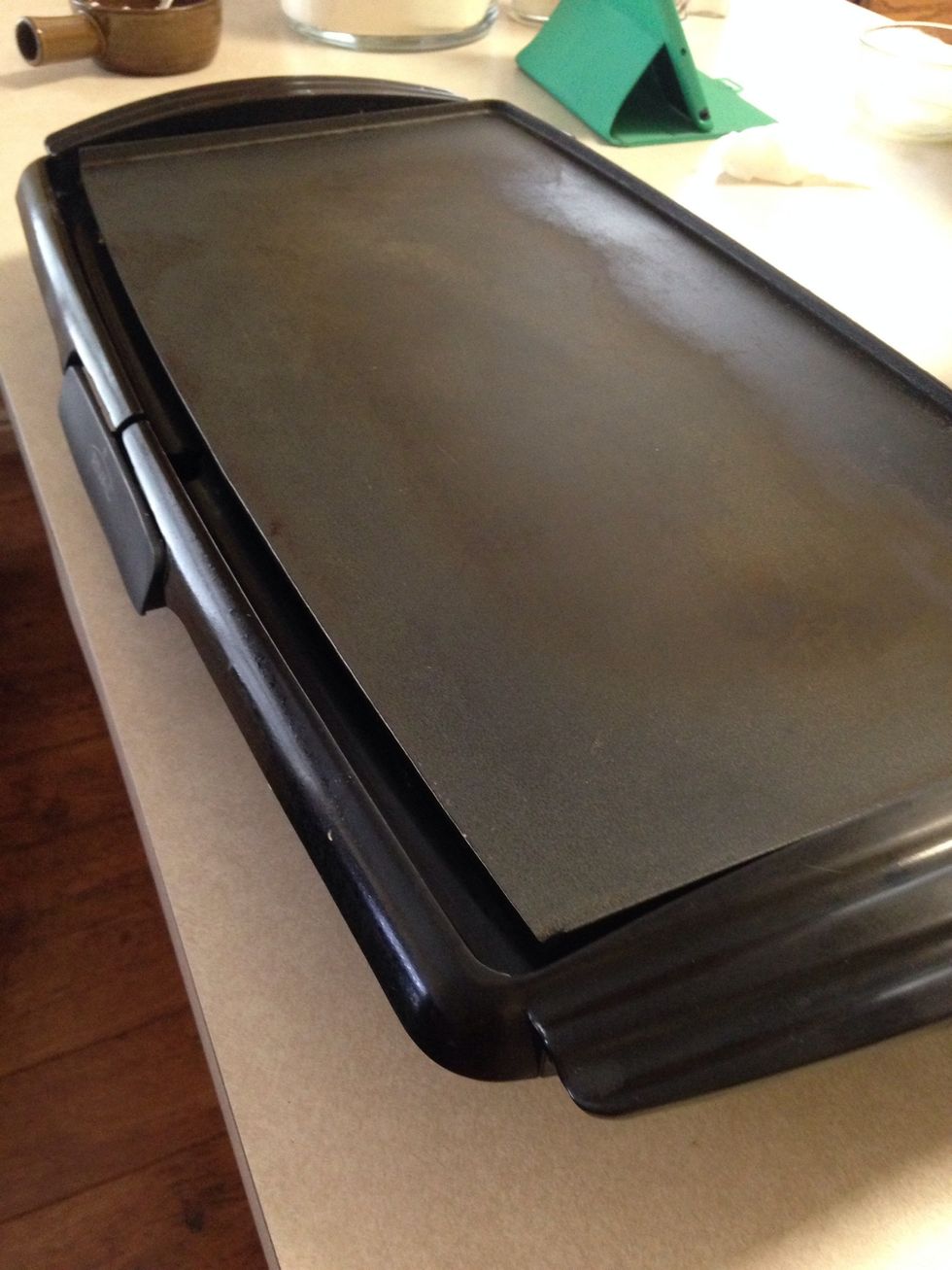 Pre-heat your grill around 330 degrees