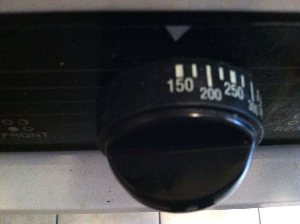 Pre-oven to 150 degrees.