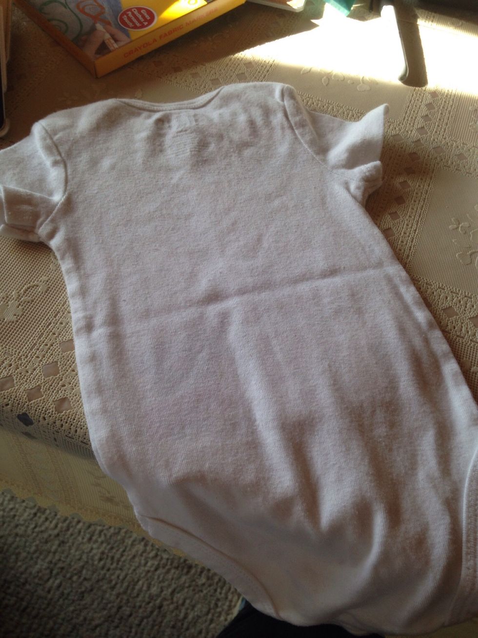 Pre washed onesie...