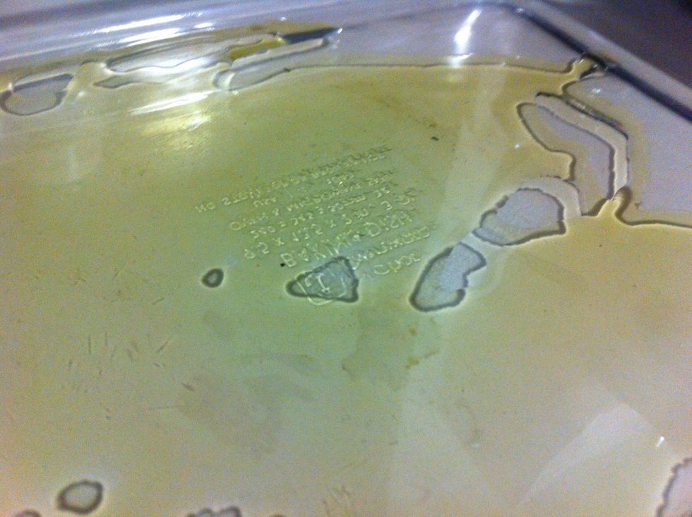 Pregrease baking tray