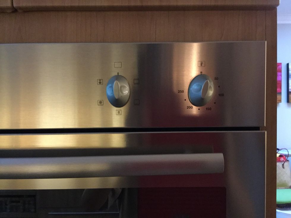 Preheat oven 180 degrees Celsius