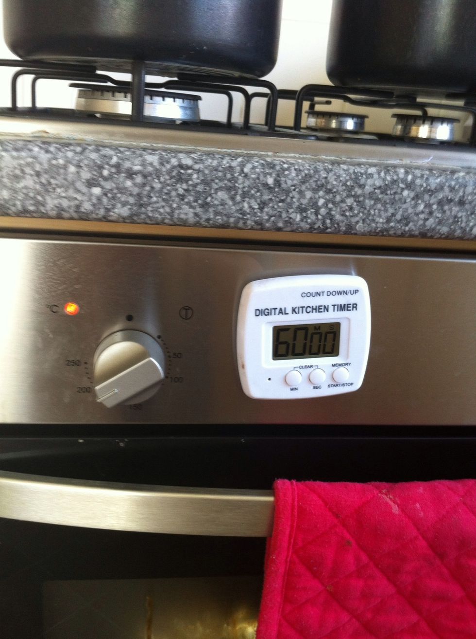 preheat oven for 10 mins at 200c cook chicken for 1 hour