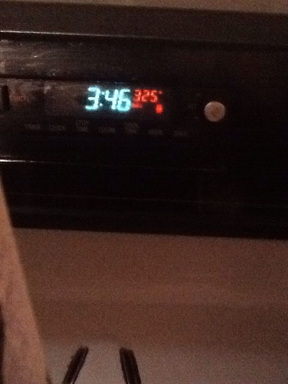Preheat oven on 325\u00b0