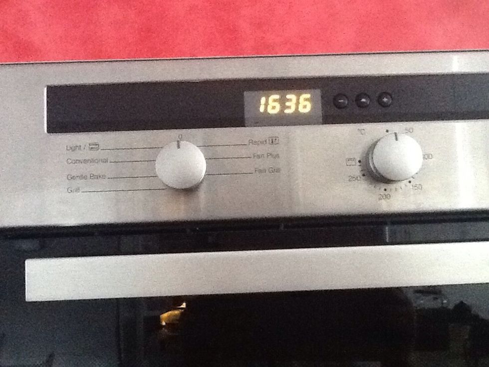 Preheat oven to 160 degree