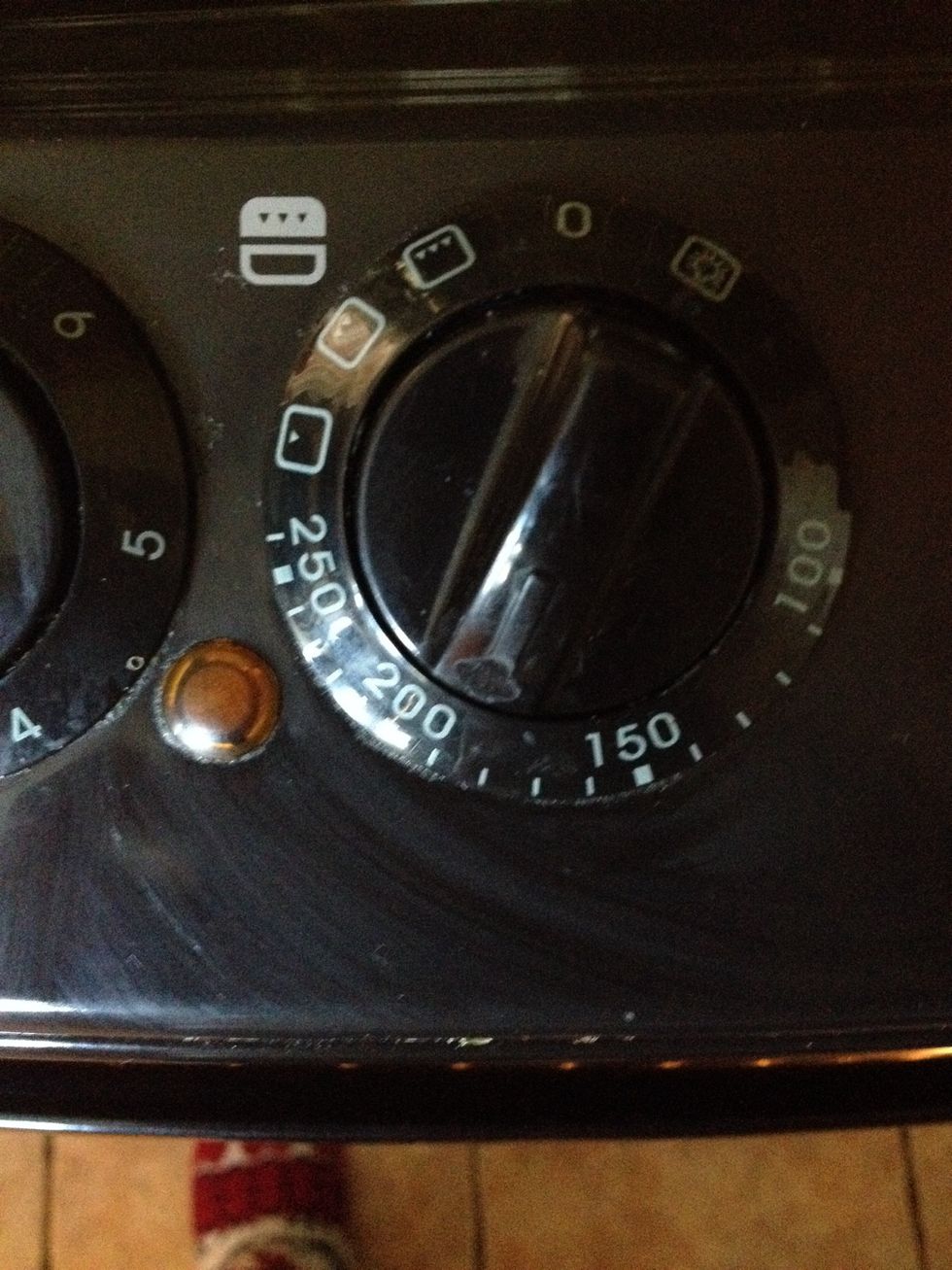 Preheat oven to 180\u2022c