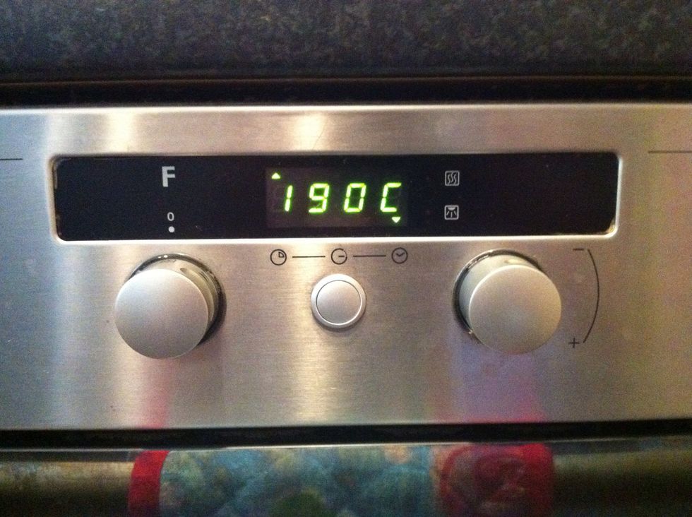 Preheat oven to 190c