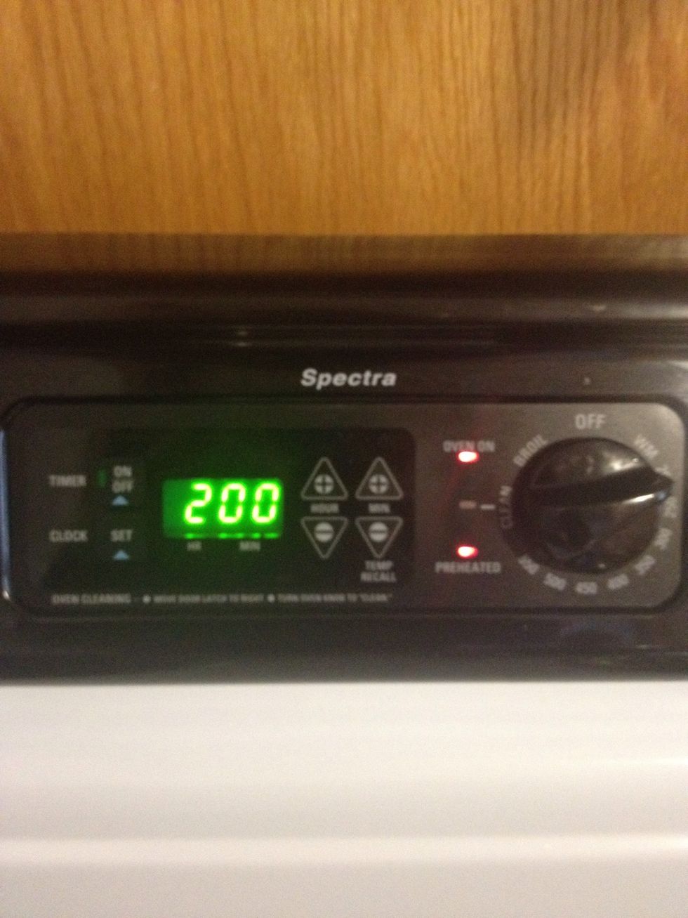 Preheat oven to 200 degrees F.