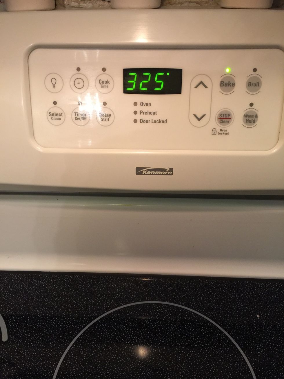 Preheat oven to 325 degrees F