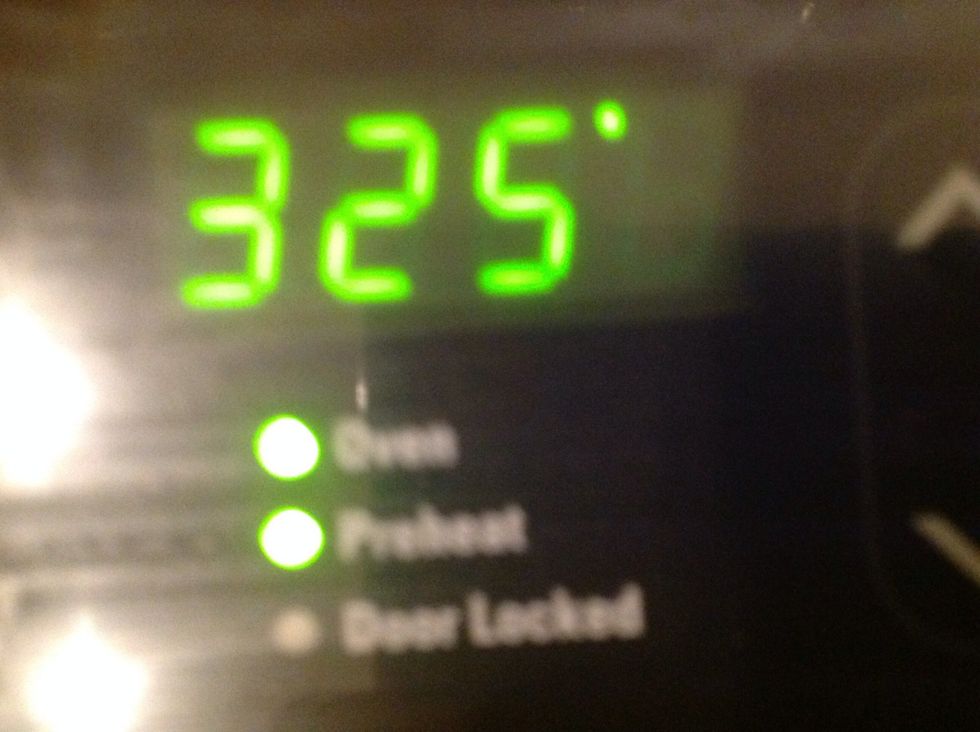 Preheat oven to 325 degrees.
