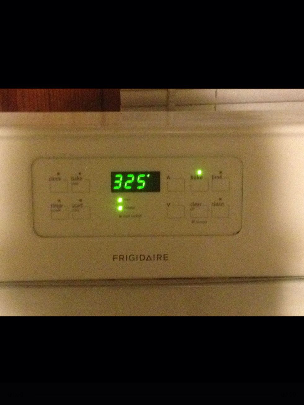 Preheat oven to 325