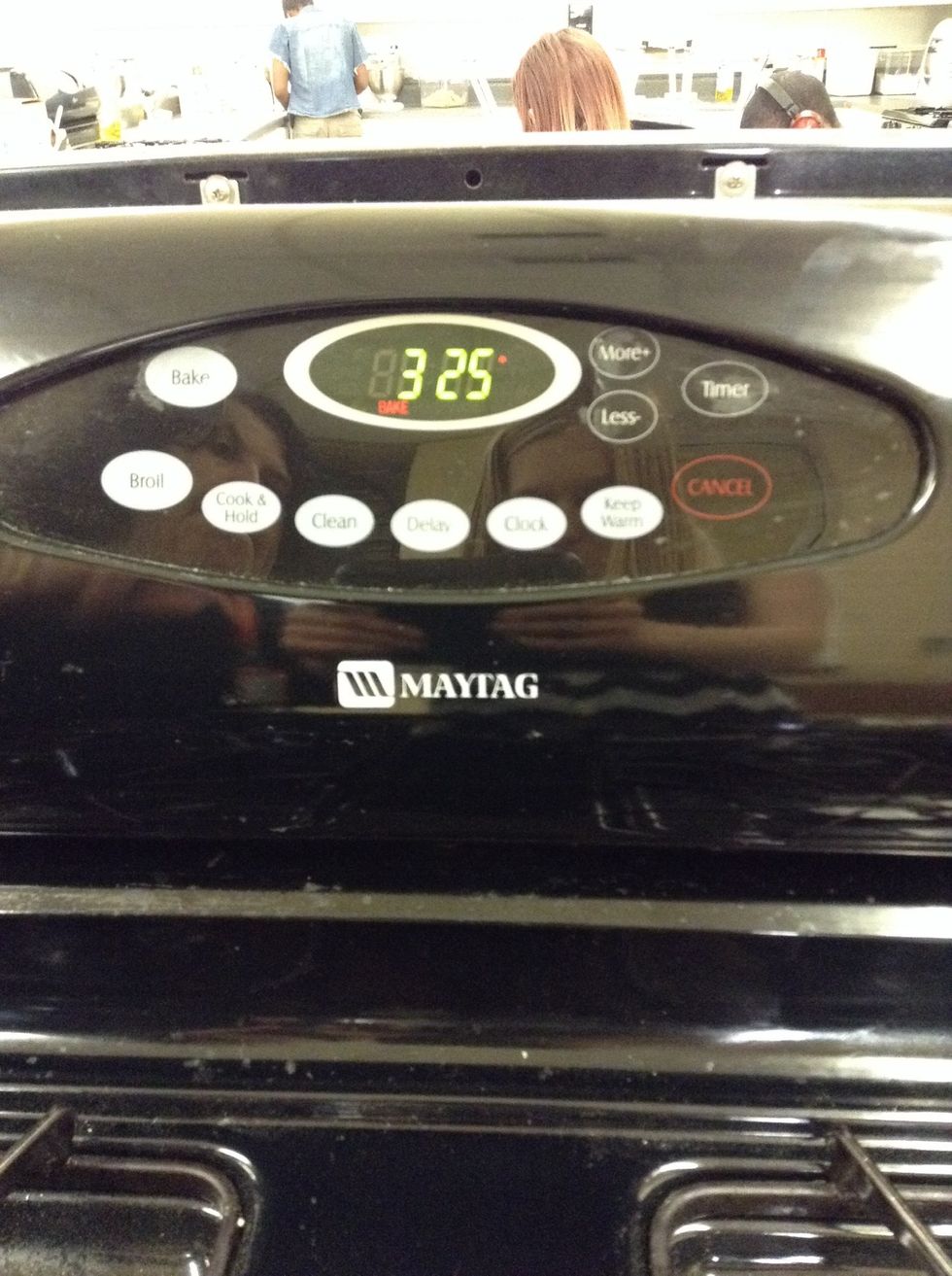 Preheat oven to 325