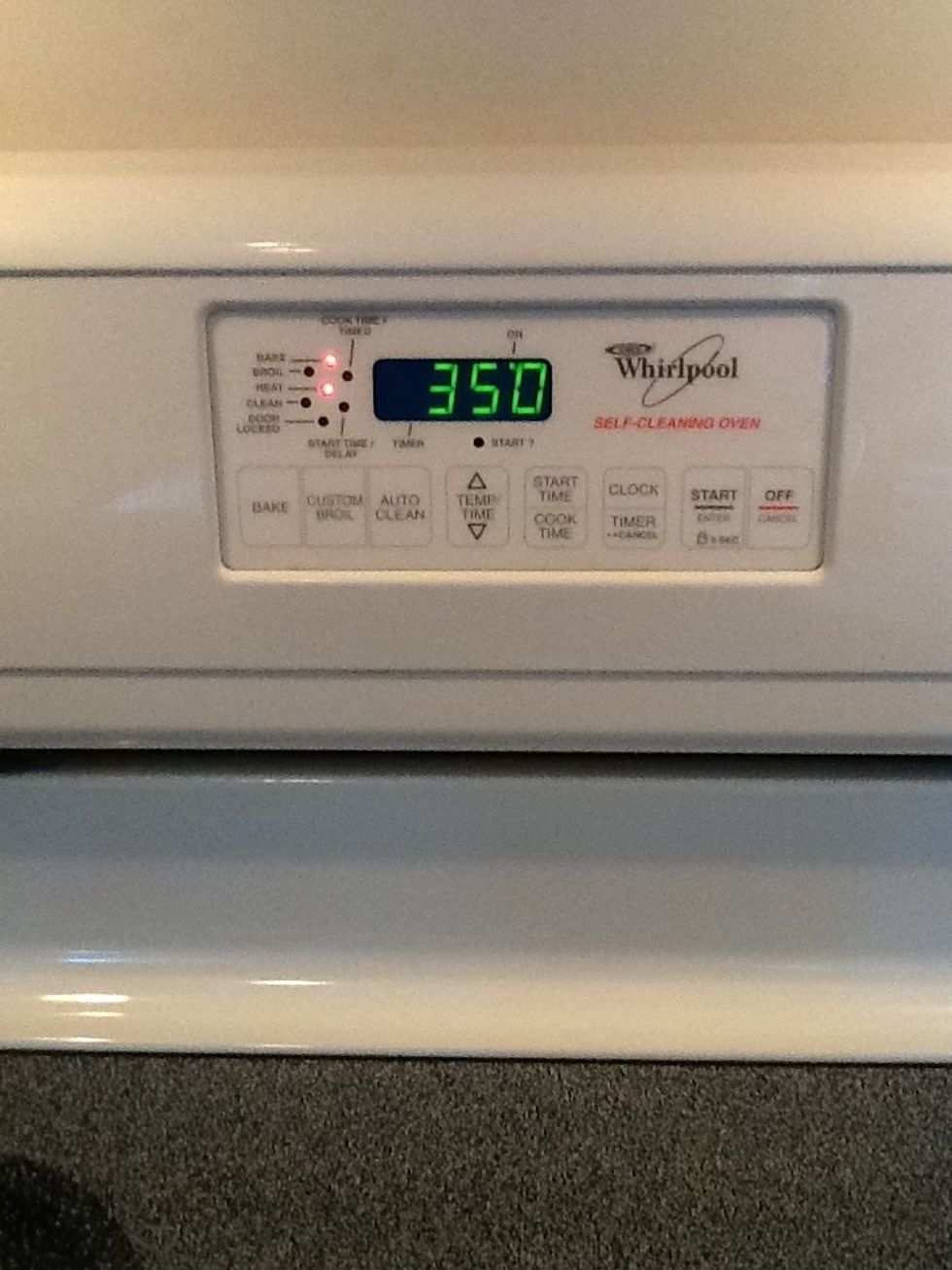 Preheat oven to 350 degrees F.