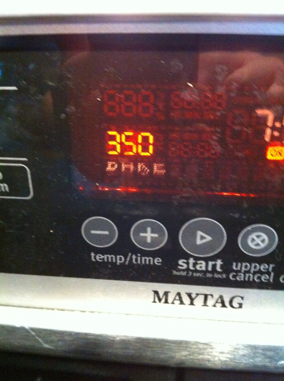 Preheat oven to 350 degrees.