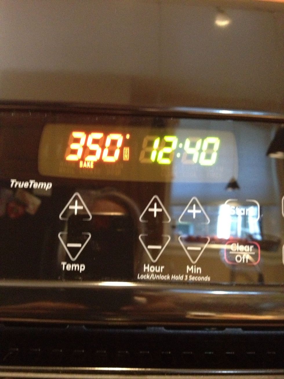 Preheat oven to 350 degrees.