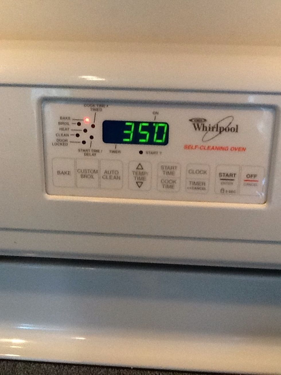 Preheat oven to 350 degrees.
