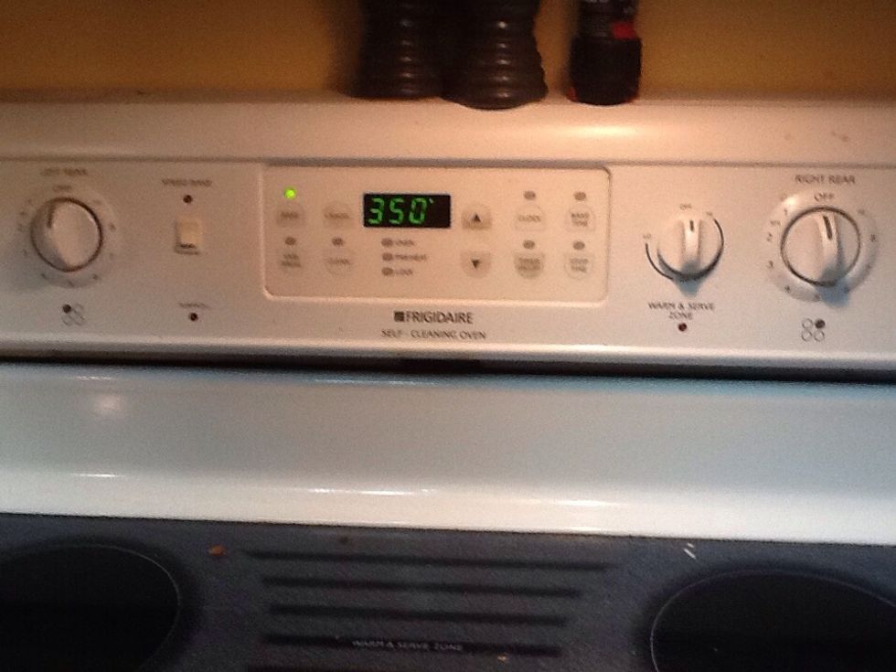 Preheat oven to 350 degrees