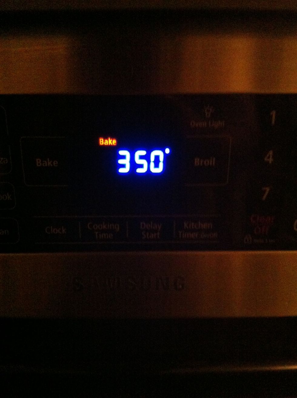Preheat oven to 350 degrees.