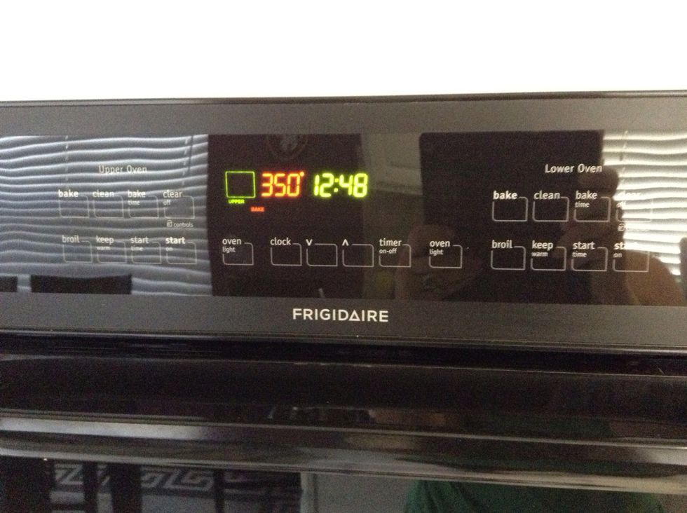 PreHeat oven to 350 degrees.