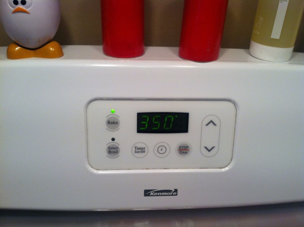 Preheat oven to 350 degrees.