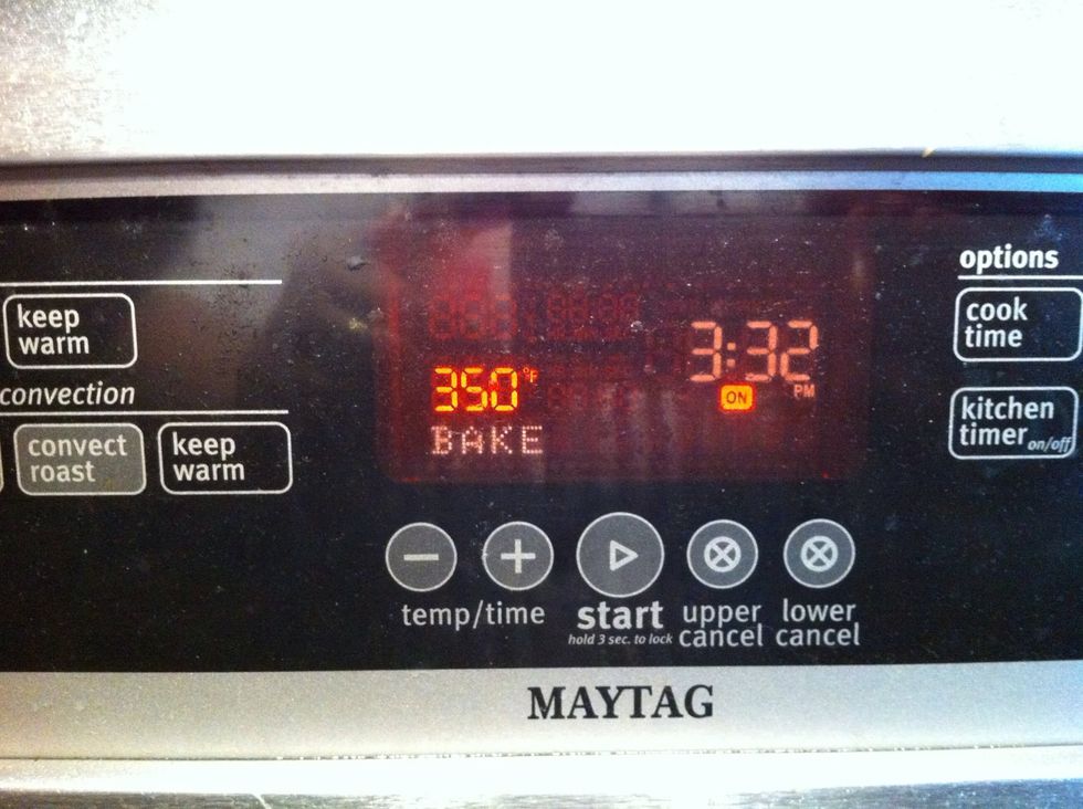 Preheat oven to 350 degrees.
