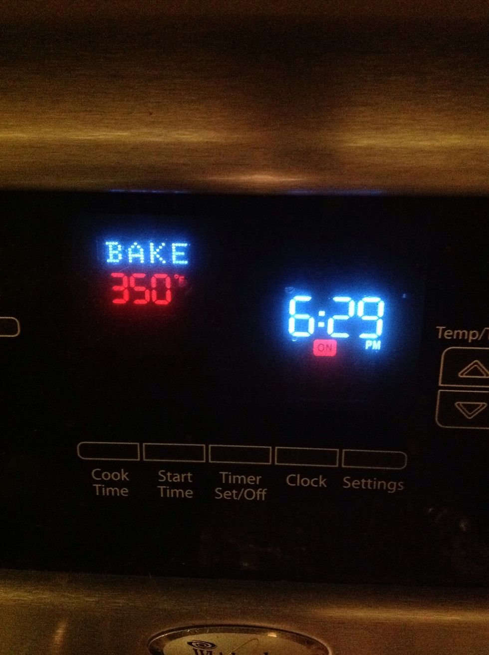 Preheat oven to 350 degrees.