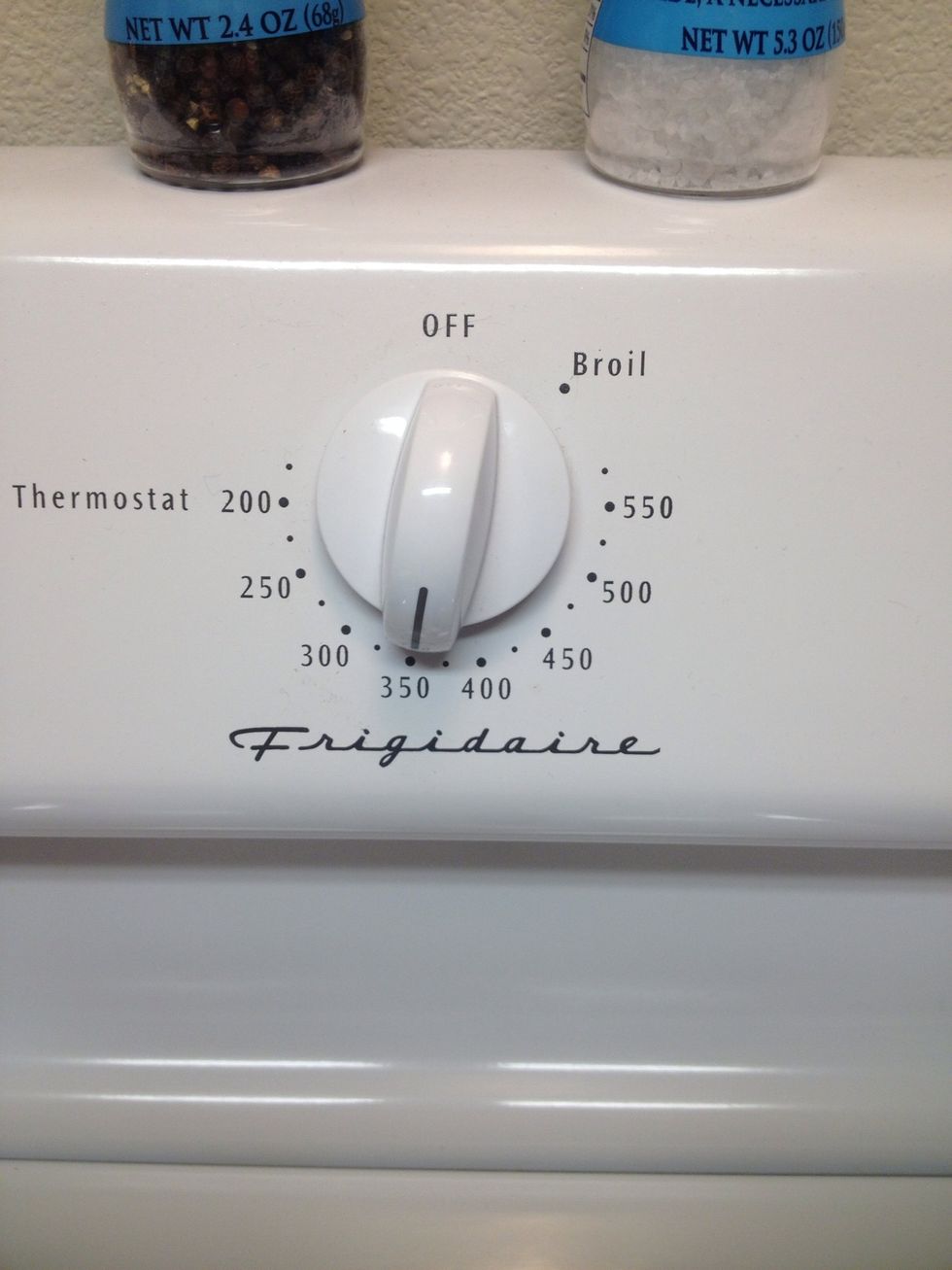 Preheat oven to 350 f  or 180 Celsius