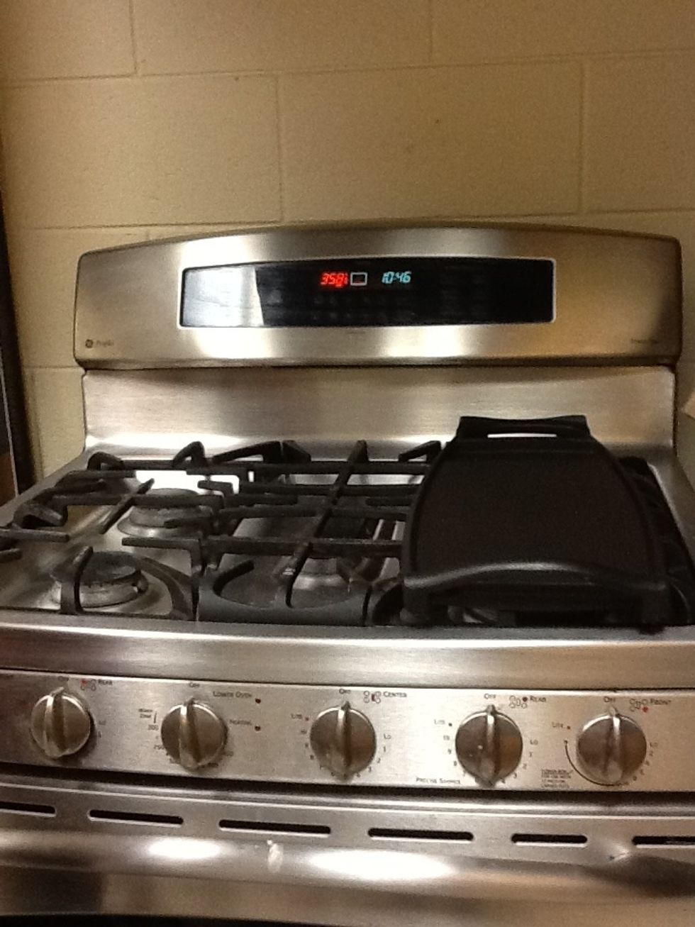 Preheat oven to 350 f