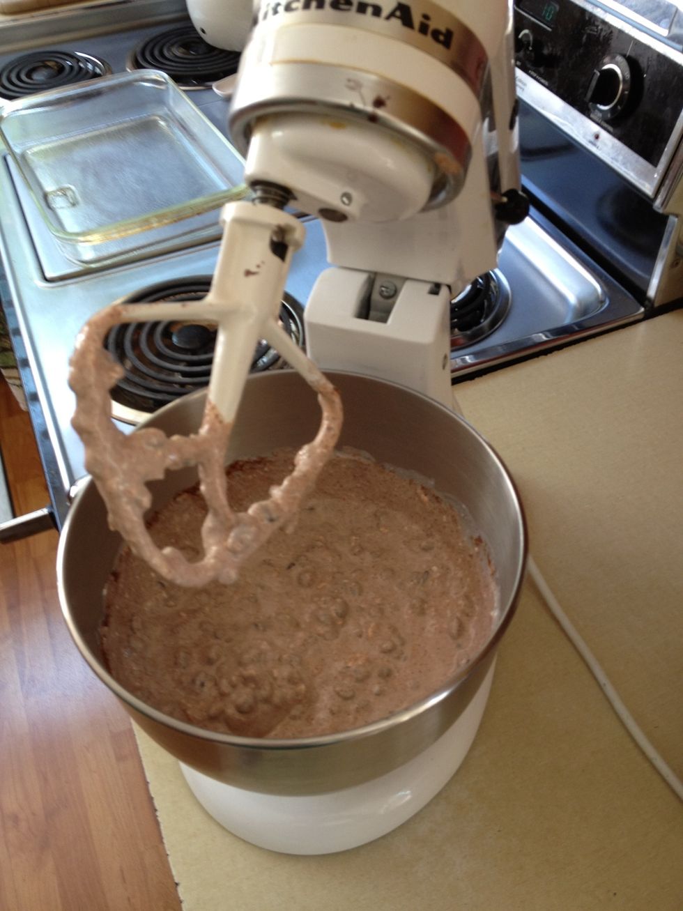 Preheat oven to 350. Mix together cream cheese and sour cream until blends. Stir in black beans and taco seasoning.