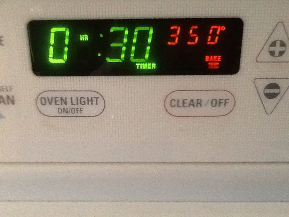 Preheat oven to 350\u00b0