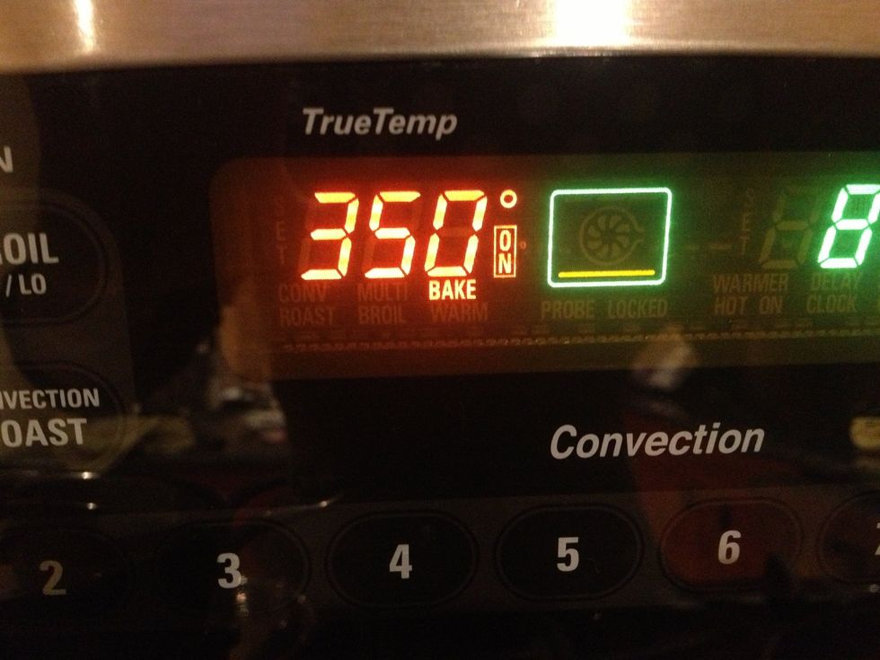 Preheat oven to 350\u00b0F. Get out a large baking sheet, and use a silpat or butter and flour it.