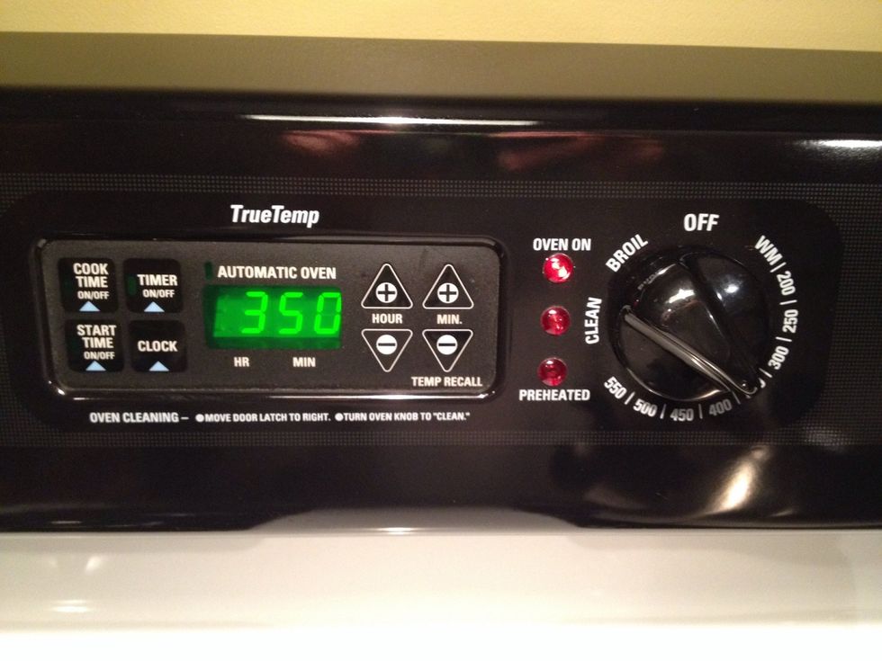 Preheat oven to 350.