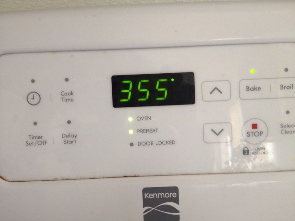 Preheat oven to 355 degrees