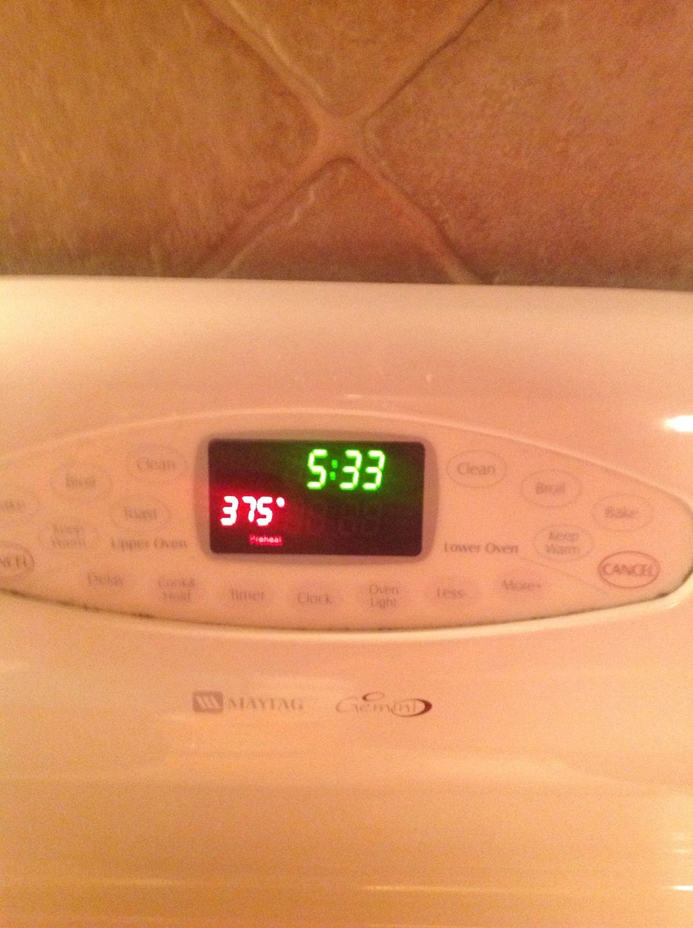 Preheat oven to 375 degrees.