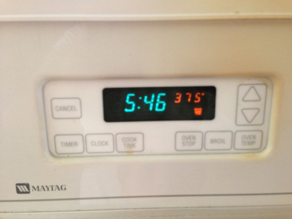 Preheat oven to 375 degrees