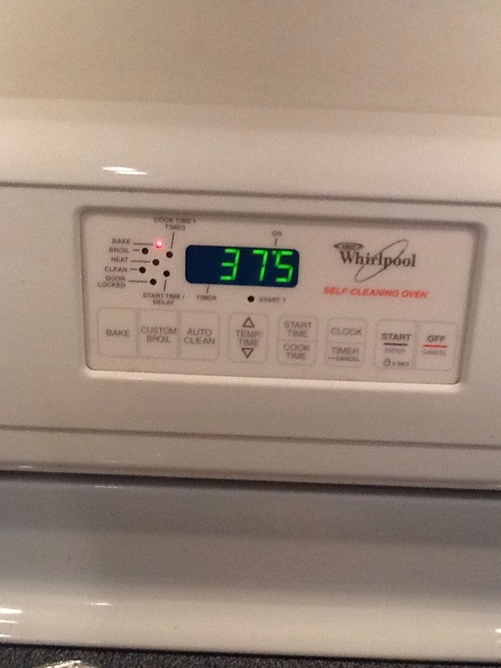 Preheat oven to 375 degrees.