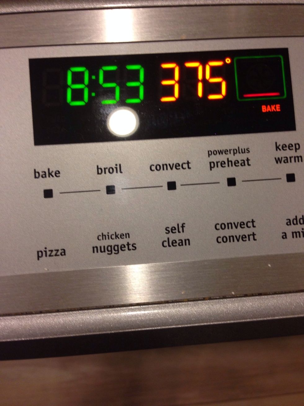 preheat oven to 375\u00b0