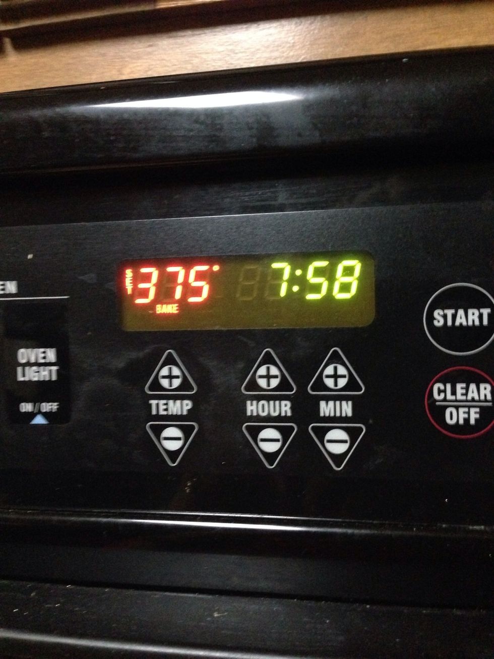 Preheat oven to 375.