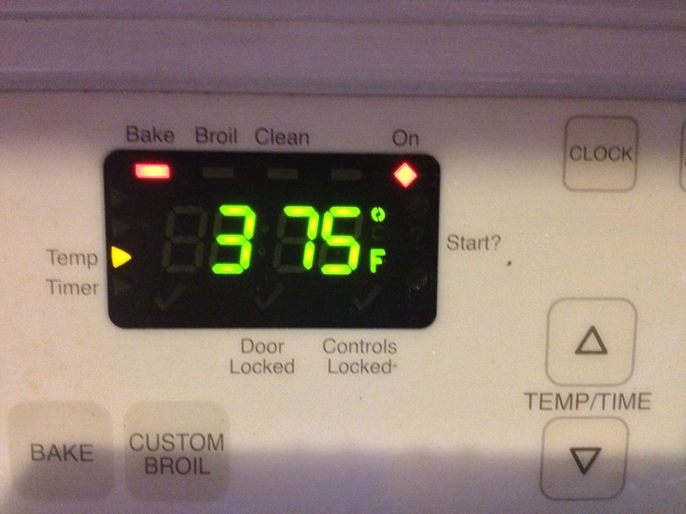 Preheat oven to 375