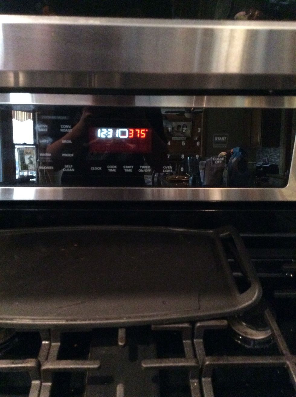 Preheat oven to 375