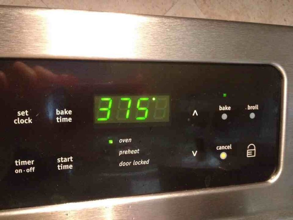 Preheat oven to 375.