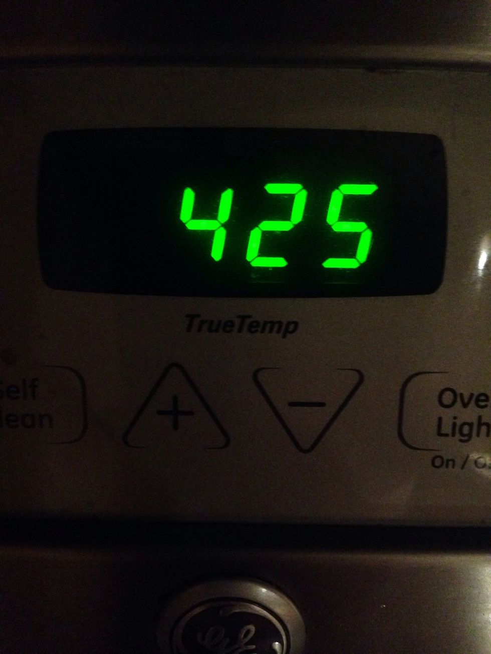 Preheat oven to 425 degrees