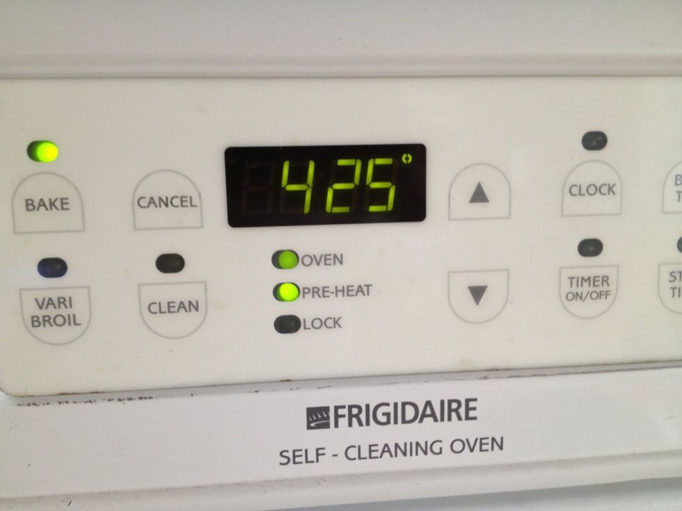 Preheat oven to 425 degrees.