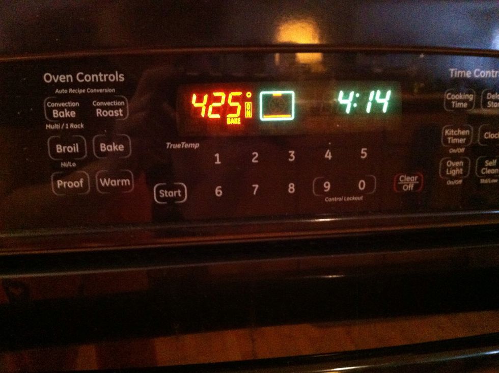 Preheat oven to 425F