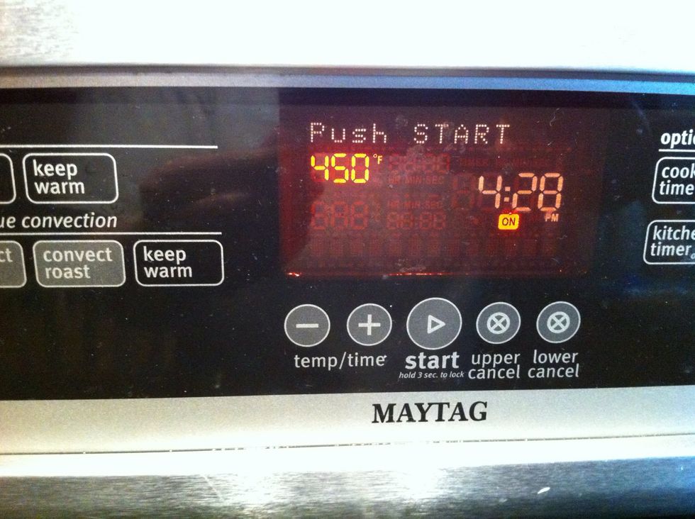 Preheat oven to 450 degrees.