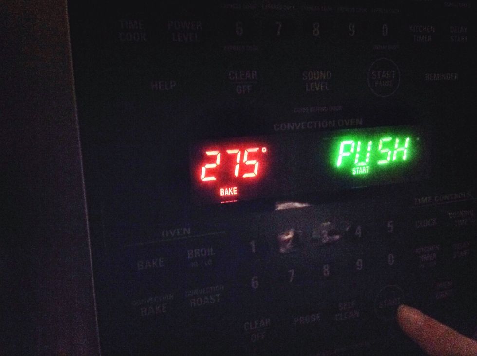 Preheat oven to the temperature specified on the package of clay.