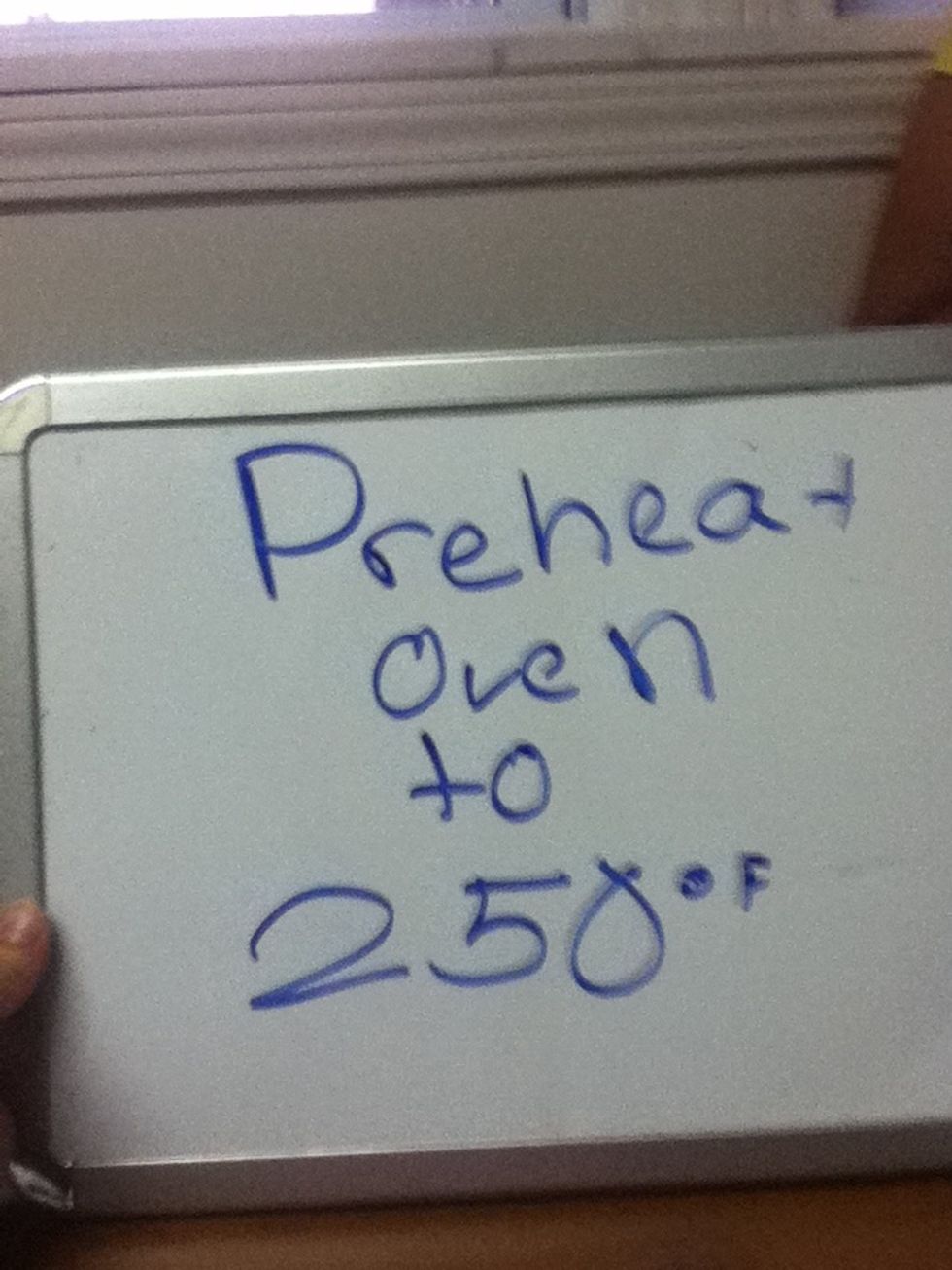 Preheat oven