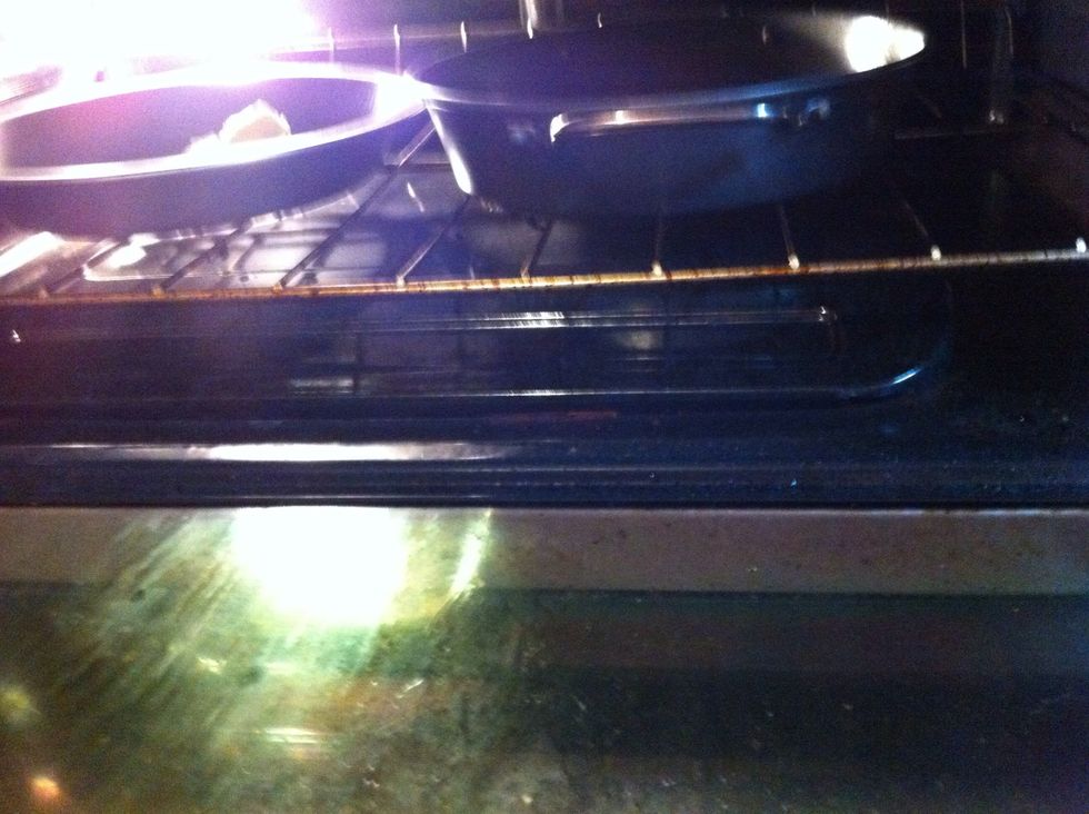 Preheat pan(s) in oven with butter.