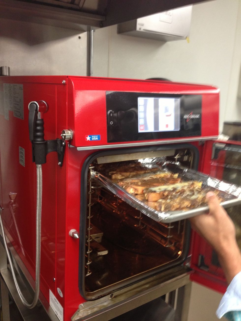 Preheat the broiler in your oven and put your ribs in for 4 to 5 minutes. (this is our 4.10 CT Express)